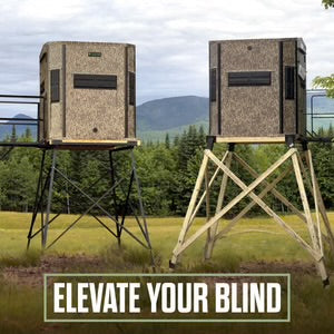 SHADOW HUNTER 4X6 BOW/GUN COMBO BLIND WITH ELEVATION BUNDLE